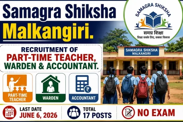 Samagra Shiksha Malkangiri Recruitment 2026