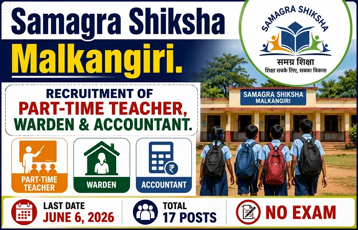 Samagra Shiksha Malkangiri Recruitment 2026