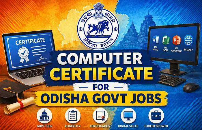 computer certificate for odisha govt jobs